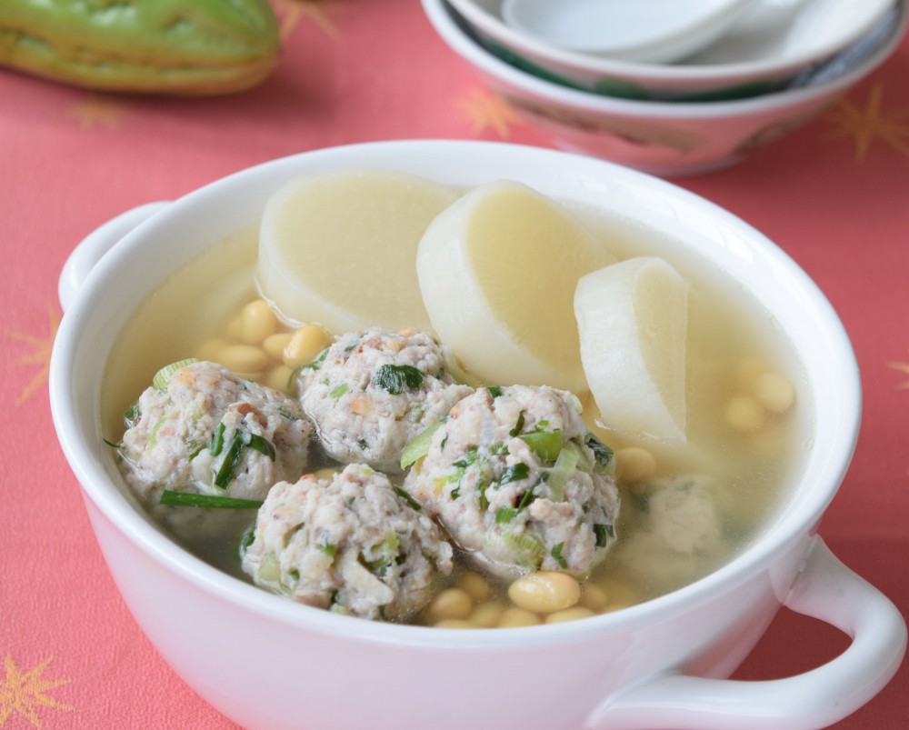 农家客家肉丸汤<br>Hakka Meatballs in Radish Soup